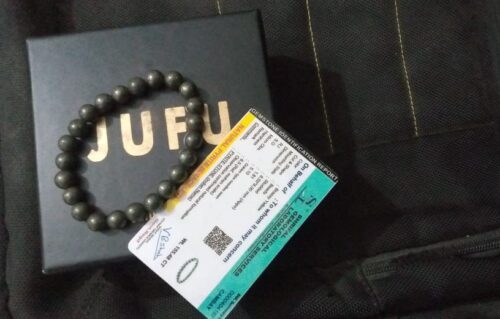 Raw Pyrite Bracelet with Certificate | Money Magnet Bracelet Attracts Money, Wealth, New Opportunities & Good Luck | for Men and Women photo review