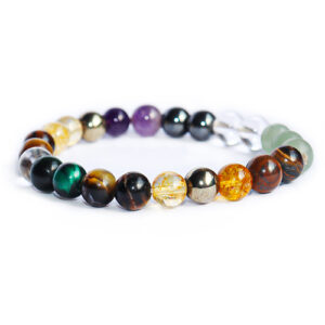 Money Magnet Dhan Yog Bracelet with Certificate | Multistone Money Magnet 7 Chakra Natural Stone Bracelet