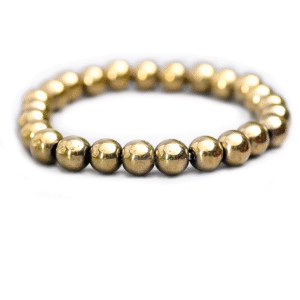 Golden Pyrite Bracelet with Certificate