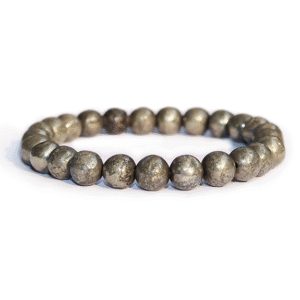 JUFU Money Magnet Bracelet Raw Pyrite Bracelet with Certificate – Attract Wealth, Luck & Success
